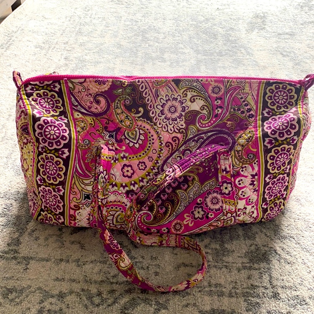 Large Vera Bradley Travel Duffel - Like New